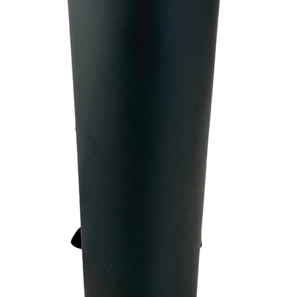 ARM167  9" LONG PLAIN LEATHER GAUNTLET