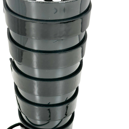 ARM178VN-BLK  LACED GAINTLET  VINYL PVC