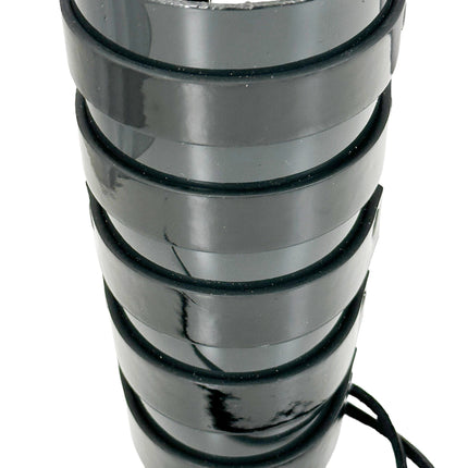ARM178VN-BLK  LACED GAINTLET  VINYL PVC