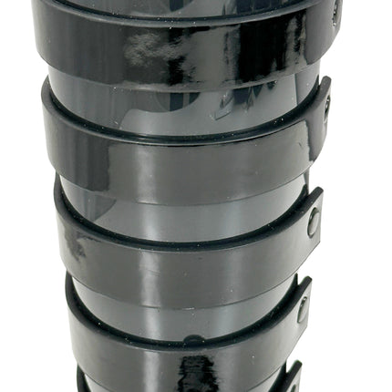 ARM178VN-BLK  LACED GAINTLET  VINYL PVC