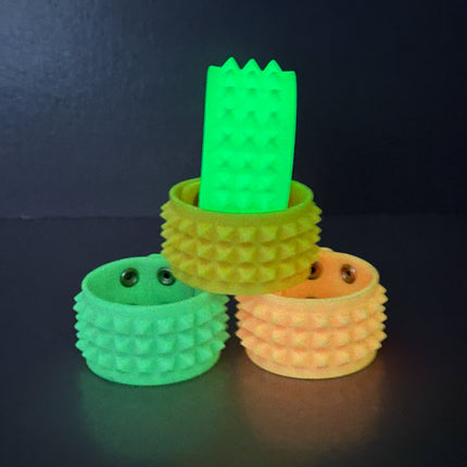 BC107 SILICONE GLOW IN THE DARK BRACELET