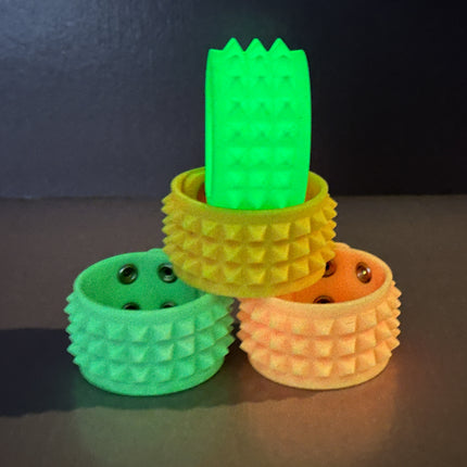 BC107 SILICONE GLOW IN THE DARK BRACELET