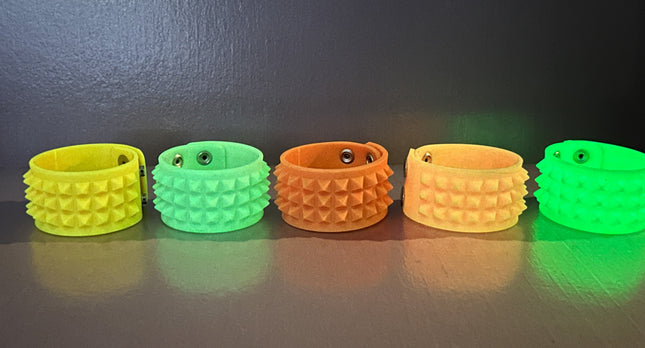 BC107 SILICONE GLOW IN THE DARK BRACELET