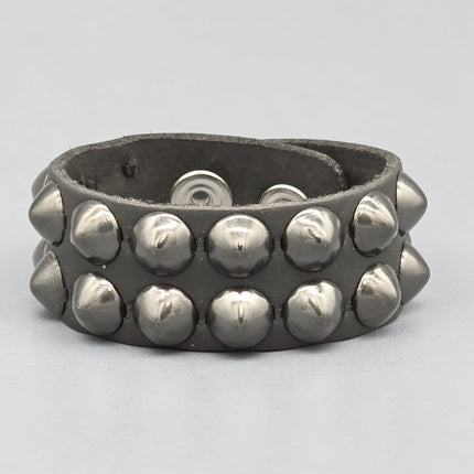BC112CON  2 ROW LARGE 1/2" CONICAL BRACELET