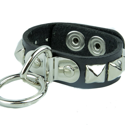 BC113PMD  STUDDED BONDAGE BRACELET