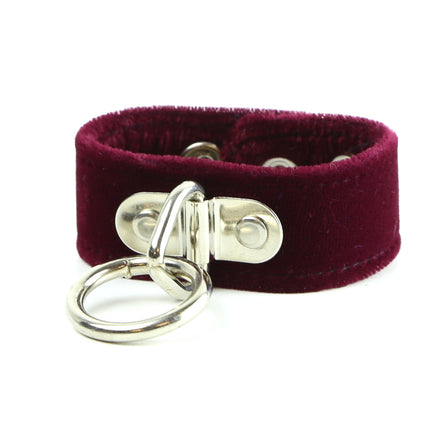 BC113VELVET VELVET BONDAGE BRACELET