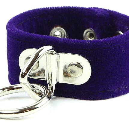 BC113VELVET VELVET BONDAGE BRACELET