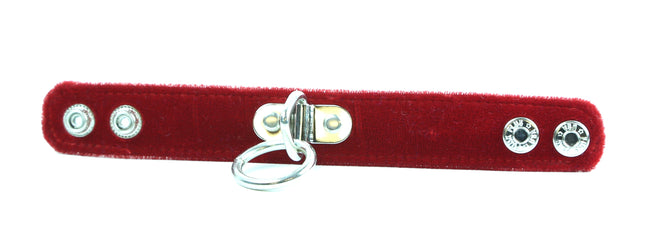 BC113VELVET VELVET BONDAGE BRACELET