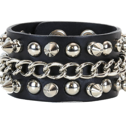 BC141  CHIAN SPIKE STUDDED BRACELET