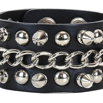 BC141  CHIAN SPIKE STUDDED BRACELET