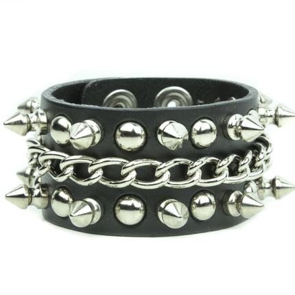 BC141  CHIAN SPIKE STUDDED BRACELET