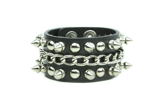 BC141  CHIAN SPIKE STUDDED BRACELET