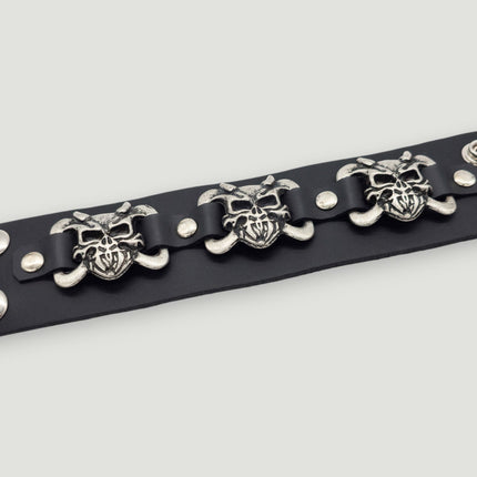 BC159 SKULL OR DEVIL CUFF BRACELET