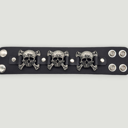 BC159 SKULL OR DEVIL CUFF BRACELET