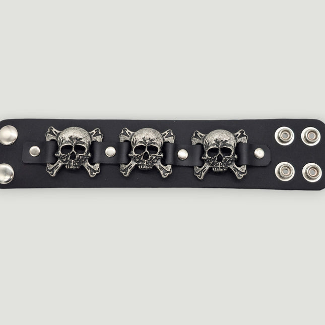 BC159 SKULL OR DEVIL CUFF BRACELET