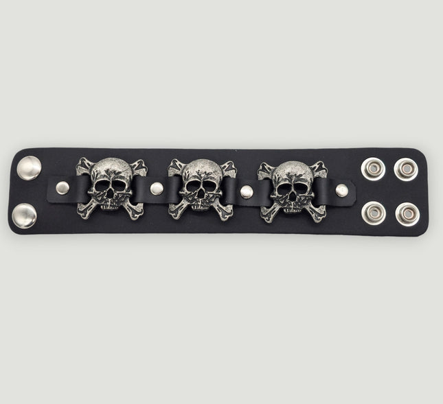 BC159 SKULL OR DEVIL CUFF BRACELET