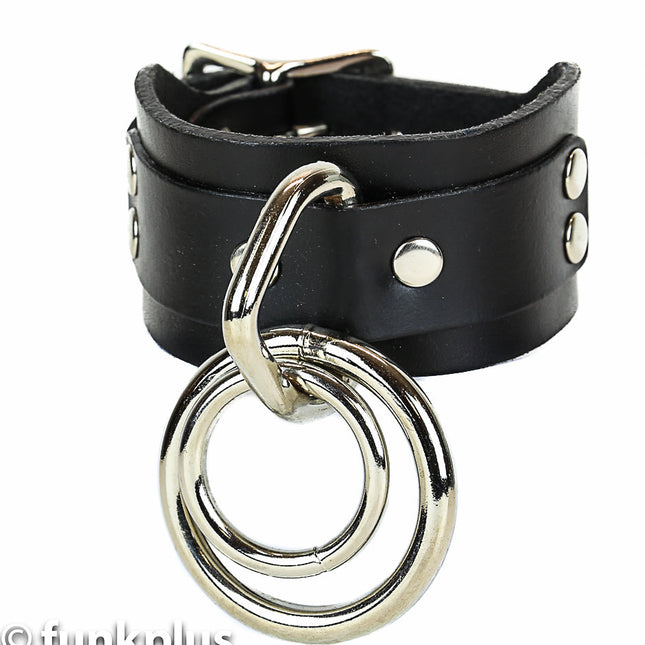 BC167DBL  DOUBLE RING BONDAGE BRACELET