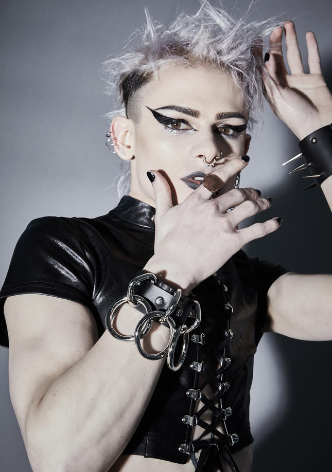 BC169  THREE LARGE BONDAGE TING CUFF