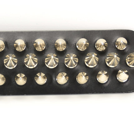 BC171 3 ROW 22 PCS 1" &  1/2" TREE SPIKE BUCKLE BRACELET