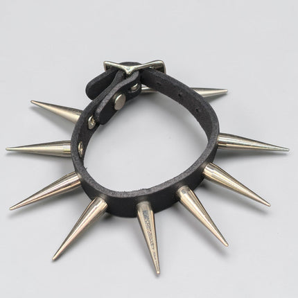 BC180 SKINNY SPIKE BUCKLE BRACELET