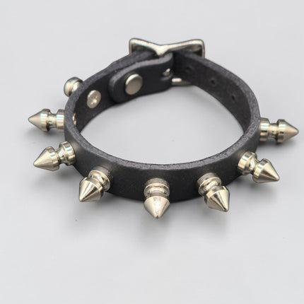 BC180 SKINNY SPIKE BUCKLE BRACELET