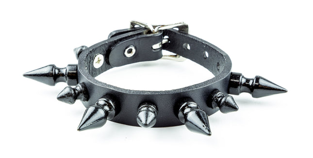 BC181 BUCKLE BRACELET WITH 1/2" & 1" SPIKES