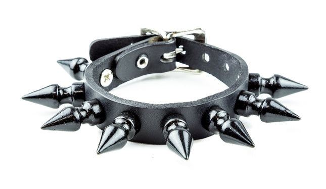 BC182 BUCKLE BRACELET WITH 1" SPIKES
