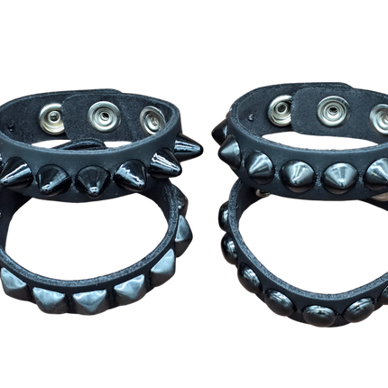 BC194 1 ROW 1/2" STUDDED  SNAP BRACELET