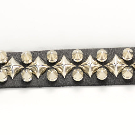 BC198  2 ROW SPIKE DIAMOND STUDDED BRACELET