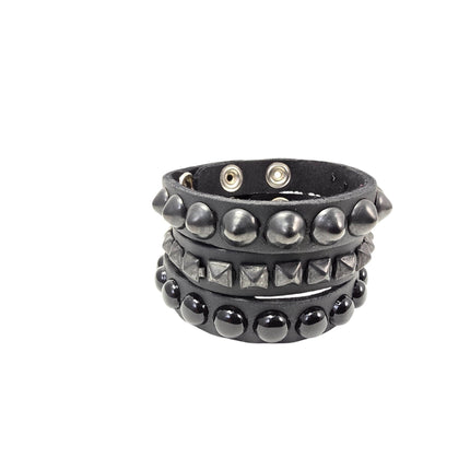 BC199 MINI STUDDED 1/2" WIDE SKINNY BRACELET