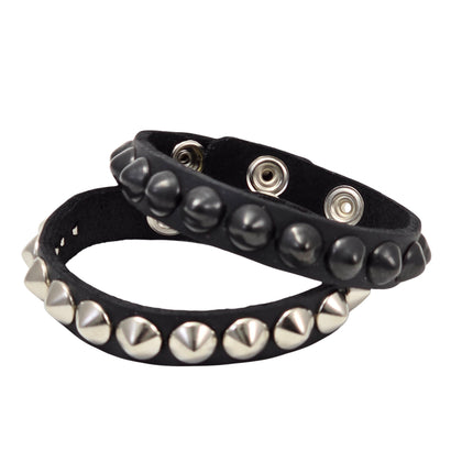 BC199 MINI STUDDED 1/2" WIDE SKINNY BRACELET