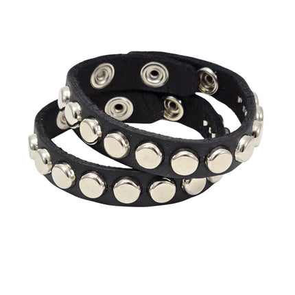 BC199 MINI STUDDED 1/2" WIDE SKINNY BRACELET