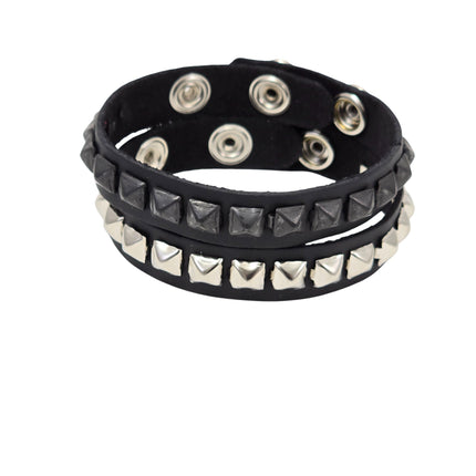BC199 MINI STUDDED 1/2" WIDE SKINNY BRACELET