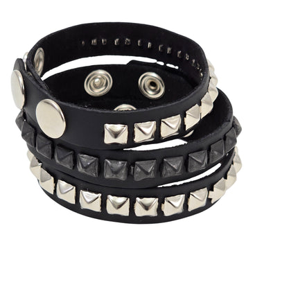 BC199 MINI STUDDED 1/2" WIDE SKINNY BRACELET