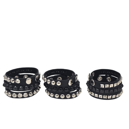 BC199 MINI STUDDED 1/2" WIDE SKINNY BRACELET