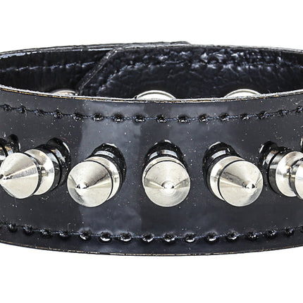 BC203P PATENT 1/2" SPIKE BRACELET 1" WIDE