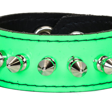 BC203P PATENT 1/2" SPIKE BRACELET 1" WIDE