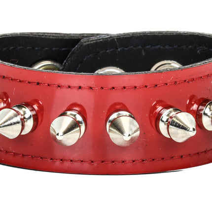 BC203P PATENT 1/2" SPIKE BRACELET 1" WIDE