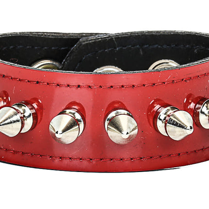 BC203P PATENT 1/2" SPIKE BRACELET 1" WIDE