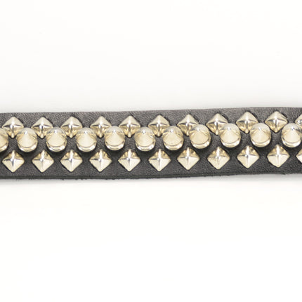 BC205 BRACELET WITH 1 ROW 1/2" SPIKE & 2 ROW SMALL DIAMONDS