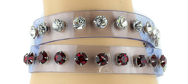 BC247CLR  CLEAR RHINESTONE BRACELET