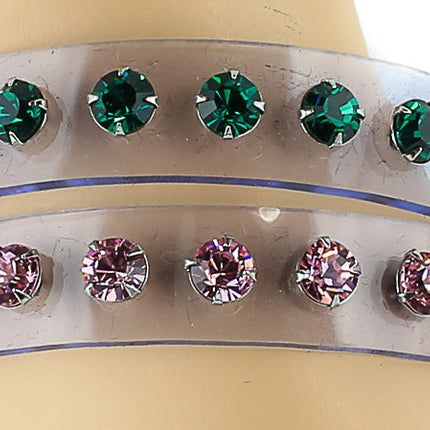BC247CLR  CLEAR RHINESTONE BRACELET
