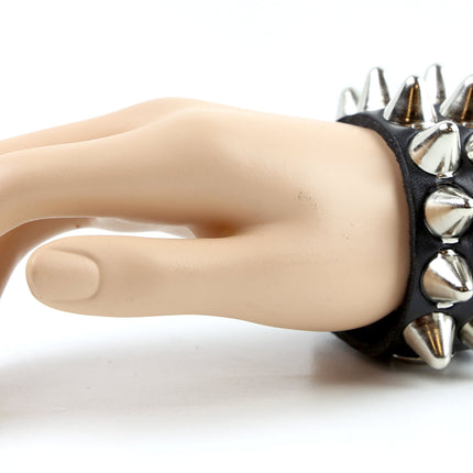 BC255UK  2 ROW LARGE UK77 TALL CONEHEAD BRACELET