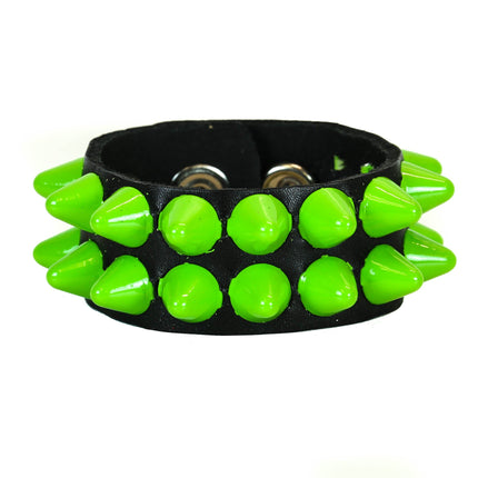 BC255UK  2 ROW LARGE UK77 TALL CONEHEAD BRACELET