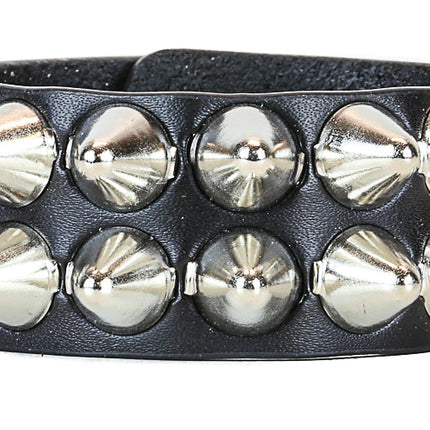 BC255UK  2 ROW LARGE UK77 TALL CONEHEAD BRACELET