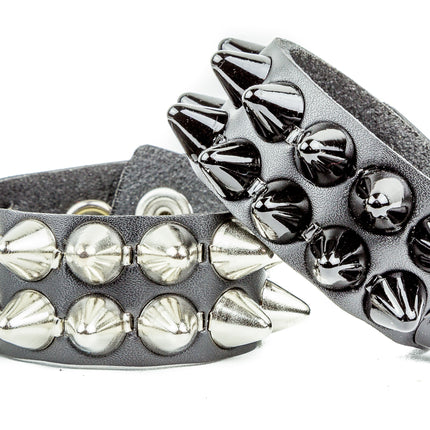 BC255UK  2 ROW LARGE UK77 TALL CONEHEAD BRACELET
