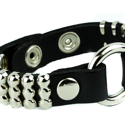 BC257RND  THREE ROUND BEADS BRACELET