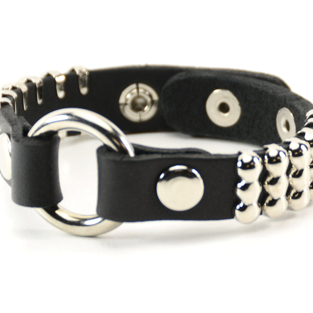BC257RND  THREE ROUND BEADS BRACELET