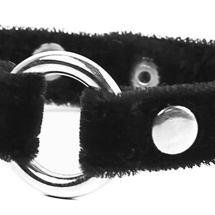 BC257VEL ASSORTED VELVET, 1/2" BRACELET WITH 3/4" RING