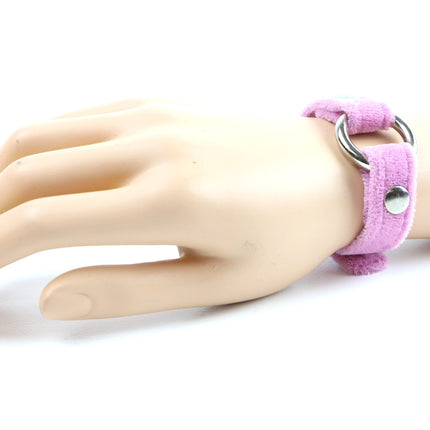 BC257VEL ASSORTED VELVET, 1/2" BRACELET WITH 3/4" RING